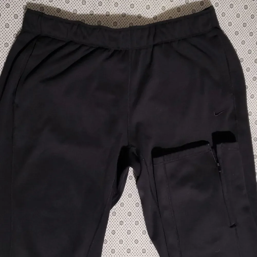 Nike Therma-Fit Men's XL Black Training Pants Zip Ankle 717432-010